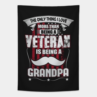 Veteran Grandpa Tapestry