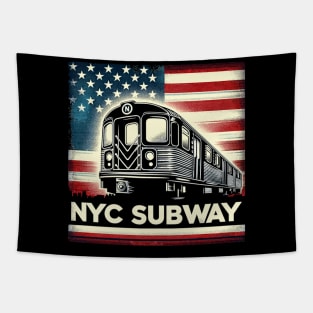 NYC Subway Tapestry