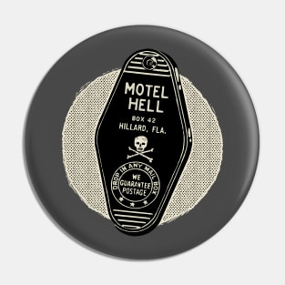 Vintage Horror Motel Hell Keychain Pin