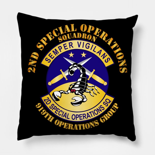 2nd Special Operations Squadron - 919th Operations Group Pillow by twix123844