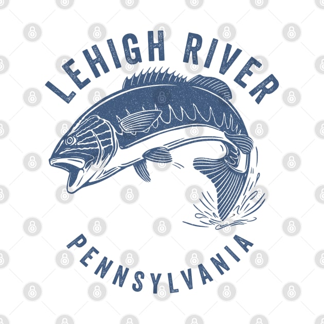 Lehigh River Pennsylvania by Eureka Shirts