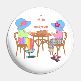 Little Ladies Tea Party Pin