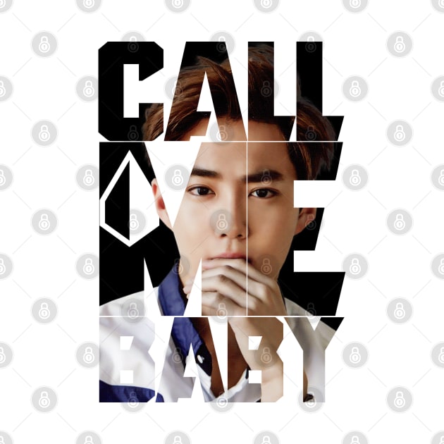 EXO Suho Call Me Baby Typography by iKPOPSTORE