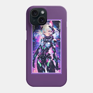 Anime Cute Cat Girl | Sci-Fi Manga Girl Anime Art Phone Case