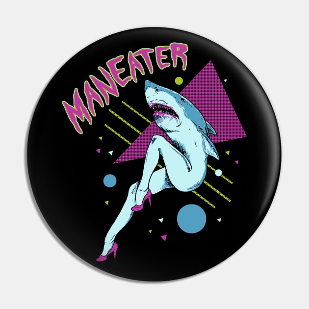 Maneater Pin by Hillary White Rabbit