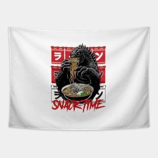 Godzilla Ramen Snacktime Tapestry