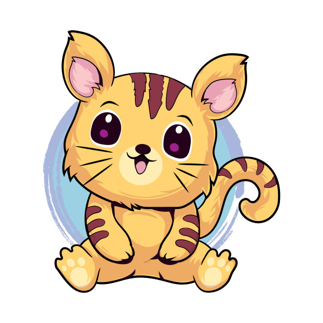 Kawaii Cat by DionArts