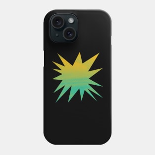 Colorful Halftone Starburst Comic Design Phone Case