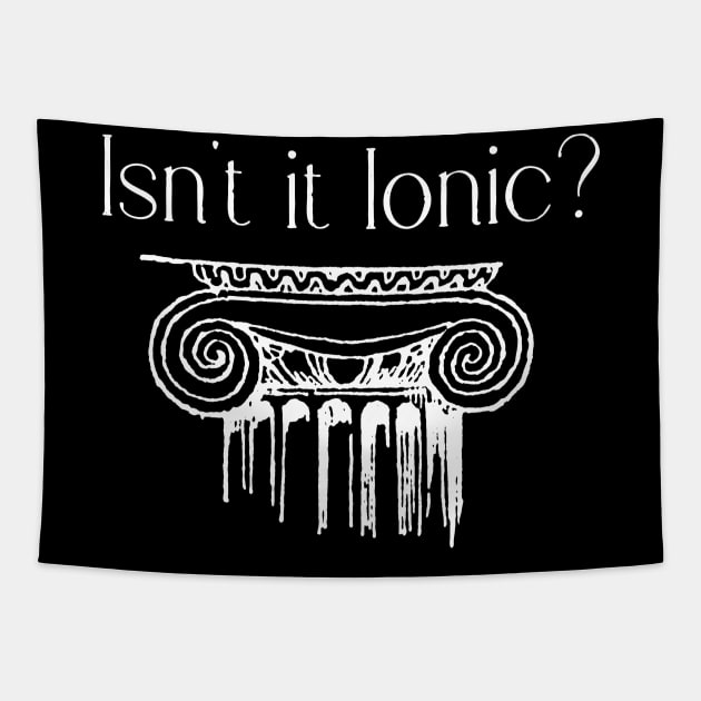 Ionic Architecture - Classic Architect Design Tapestry by WaBastian