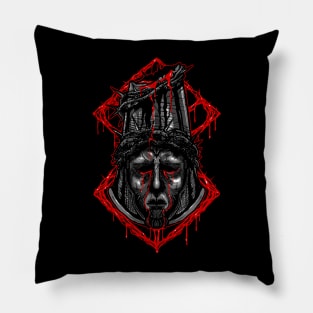 The Penitent's Culpa - Black Shirt Pillow