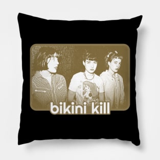 vintage bikini kill Pillow