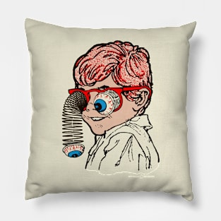 Vintage Slinky Crazy Eyes Pillow