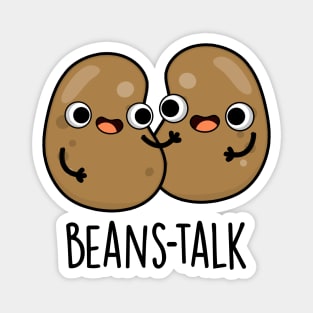 Beans Talk Cute Veggie Bean Pun Magnet