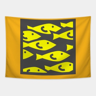 fish fiso yellow Tapestry