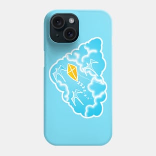 Hawaiian Vacation- Kite Flight with Egrets Phone Case