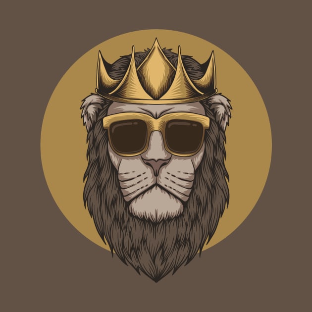 King of the Jungle | Cool Lion Head by SLAG_Creative