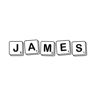 James - Scrabble name design T-Shirt