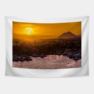 Oranjestad Aruba Sunrise Tapestry