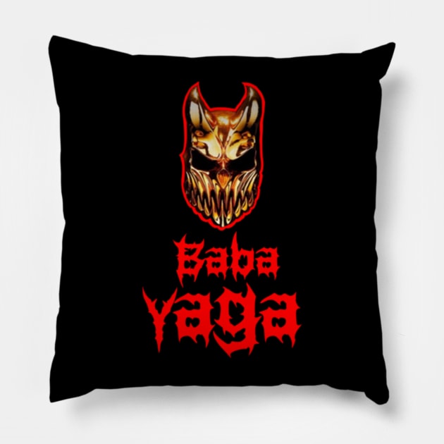 Baba Yaga Slaughter to prevail mask Pillow by ClipaShop