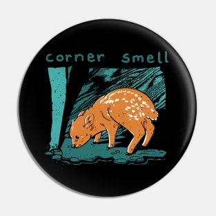 Corner Smell (For dark background) Pin