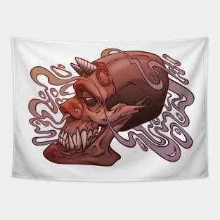 Japanese Skull Tapestry