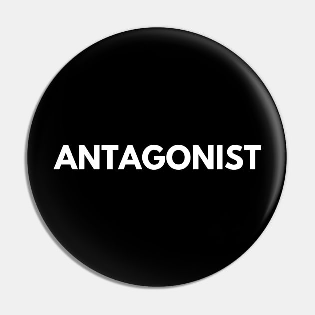 Antagonist Pin by The Writers Society