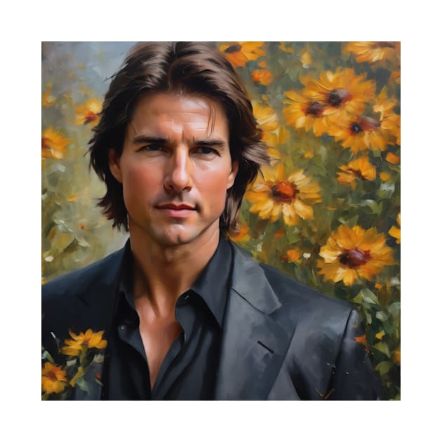 Tom Cruise art watercolor by nonagobich