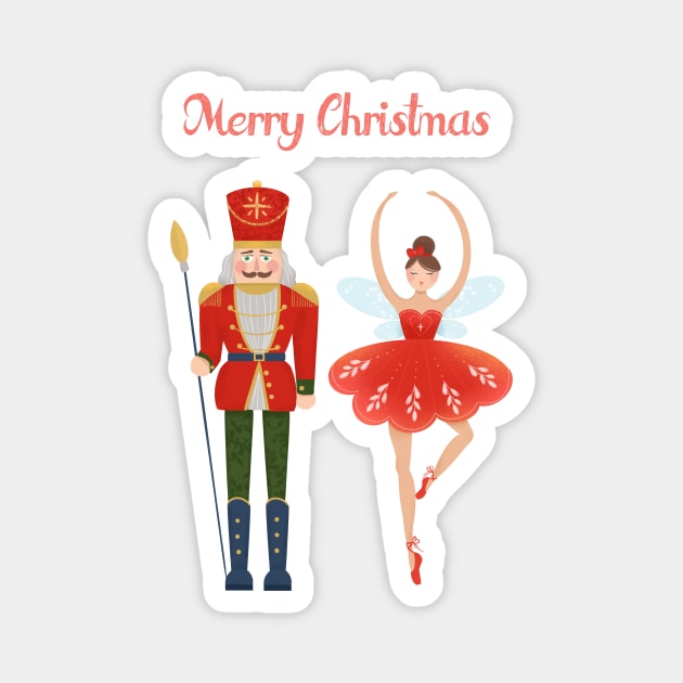 Nutcracker Magnet by Petras