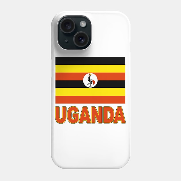 The Pride of Uganda - Ugandan Flag Design Phone Case by Naves
