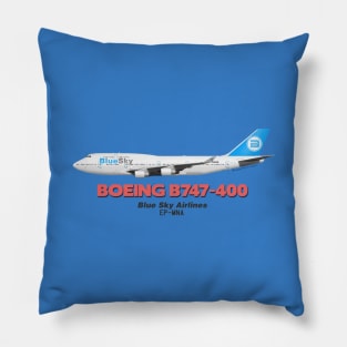 Boeing B747-400 - Blue Sky Airlines Pillow