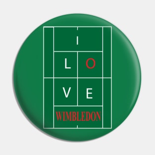 TENNIS - I LOVE WIMBLEDON GRAND SLAM Pin