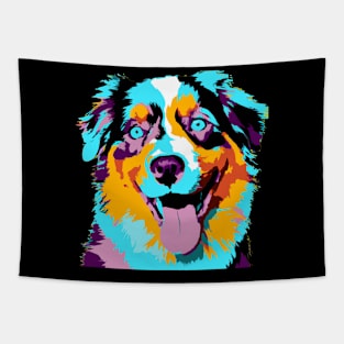 Australian Shepherd Pop Art - Dog Lover Gifts Tapestry