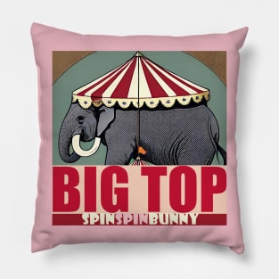 SpinSpinBunny Single 'Big Top' Artwork Pillow