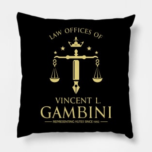 Law Offices of Vincent L. Gambini - Vintage Logo Pillow