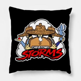 Chinatown Storms Pillow