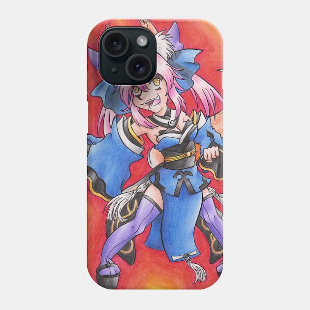 Chibi Tamamo no Mae Phone Case by KranberriJam