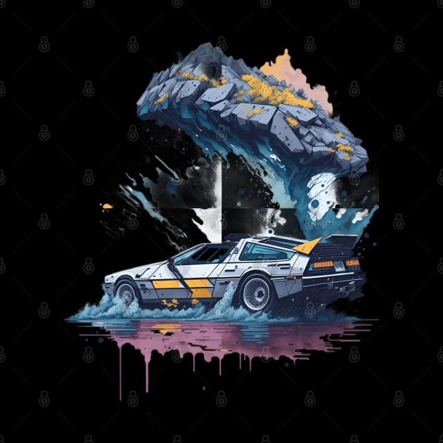 DMC DeLorean Art by Shop Goods