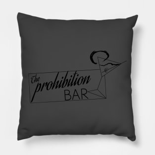 The Prohibition Bar Pillow