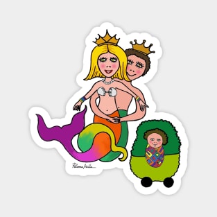 Mermaid Family Magnet