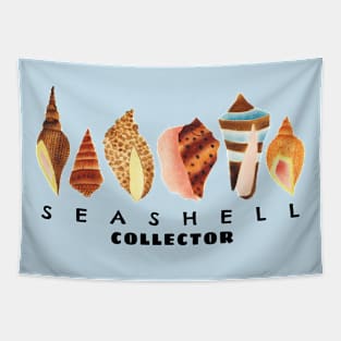 Classic Seashell Collector Tapestry