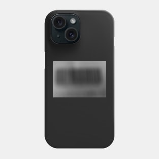 Blurred Barcode Phone Case