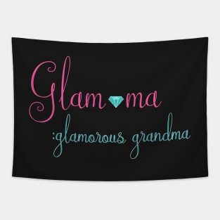 Glam-Ma - Glamorous Grandma - Diamond Diva Hott Tapestry