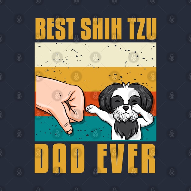 best shih tzu dad ever gift idea present by MARESDesign