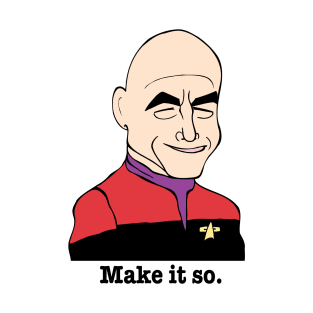 JEAN-LUC PICARD FAN ART! T-Shirt