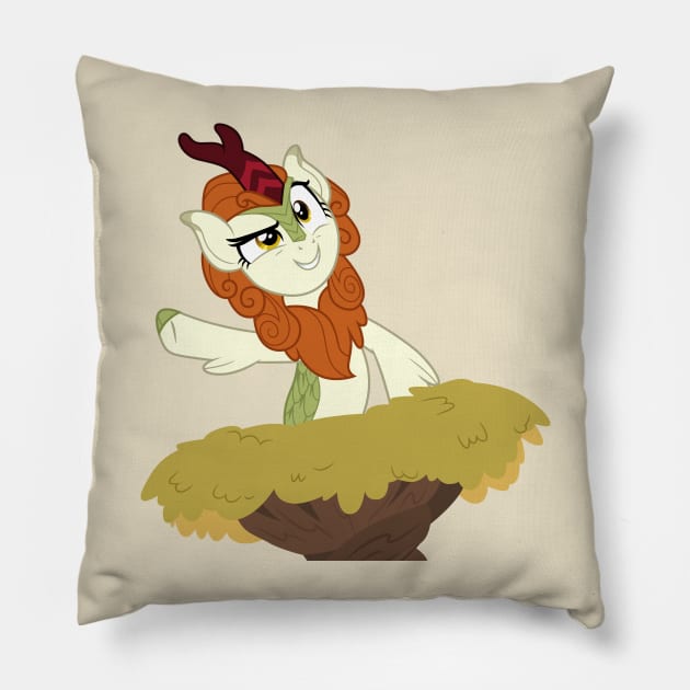 Autumn Blaze giving a speech Pillow by CloudyGlow