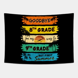 Funny Goodbye 8th Grade Summer Graduation Teacher Tapestry