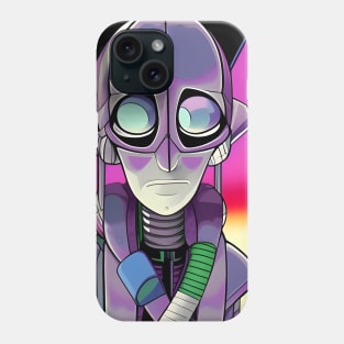 Cute robotic boy Phone Case