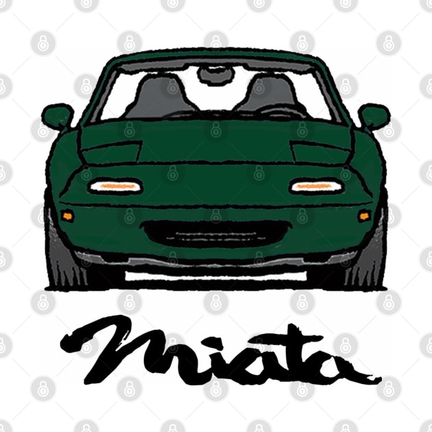 MX5 Miata NA British Racing Green by Woreth