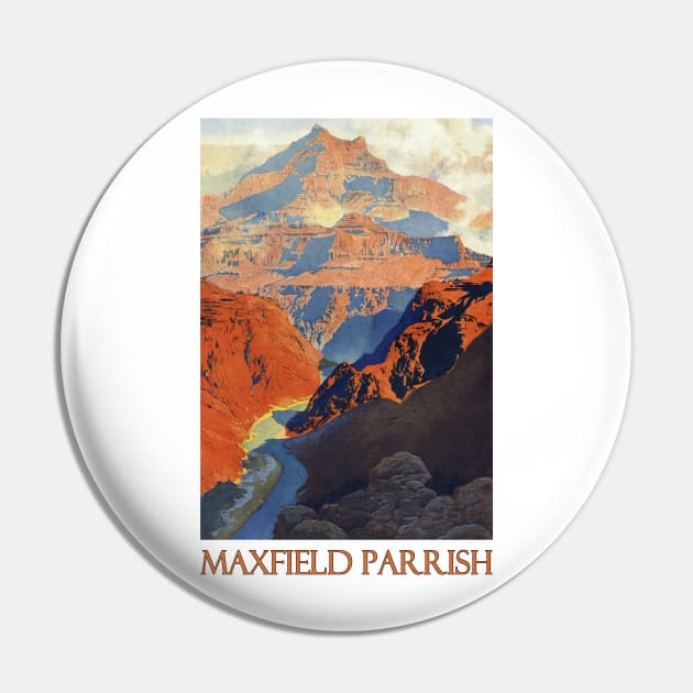 Grand Canyon (1902) by Maxfield Parrish Pin by Naves