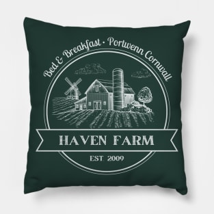 Doc Martin Haven Farm Aunty Joan Portwenn Port Isaac Cornwall Pillow